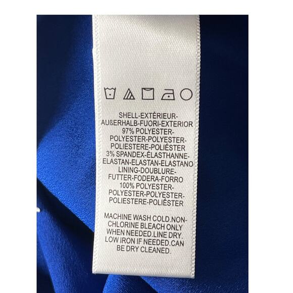 Dress the Population dress blue Bailey bodycon size Medium M - Picture 5 of 6